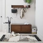 Nolan Entryway Bench &amp; Wall Shelf Set