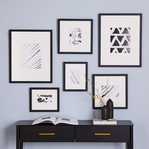 Build a Gallery Wall Sets - Black Picture Frames | West Elm