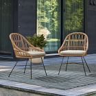 Palma Indoor/Outdoor Rattan Dining Chairs (Set of 2)