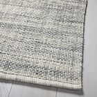 Open Box: Mid-Century Heathered Basketweave Wool Rug