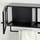 Daphne Mounted Bath Storage Cabinet - Open Cabinet