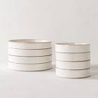 Convivial Straight Salad &amp; Dinner Plates