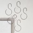 Quiet Town Shower Curtain Rings - Stainless Steel