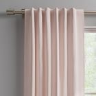 Cotton Canvas Fragmented Lines Curtains (Set of 2) - Pink Blush