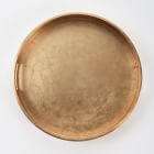 Lacquer Wood Round Tray (18&quot;)