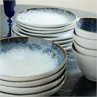 Reactive Glaze Stoneware Dinnerware (Set of 16)