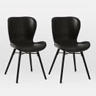 Uma Faux Leather Dining Chair (Set of 2)