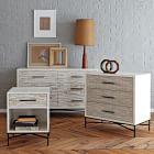 Wood Tiled 3-Drawer Dresser