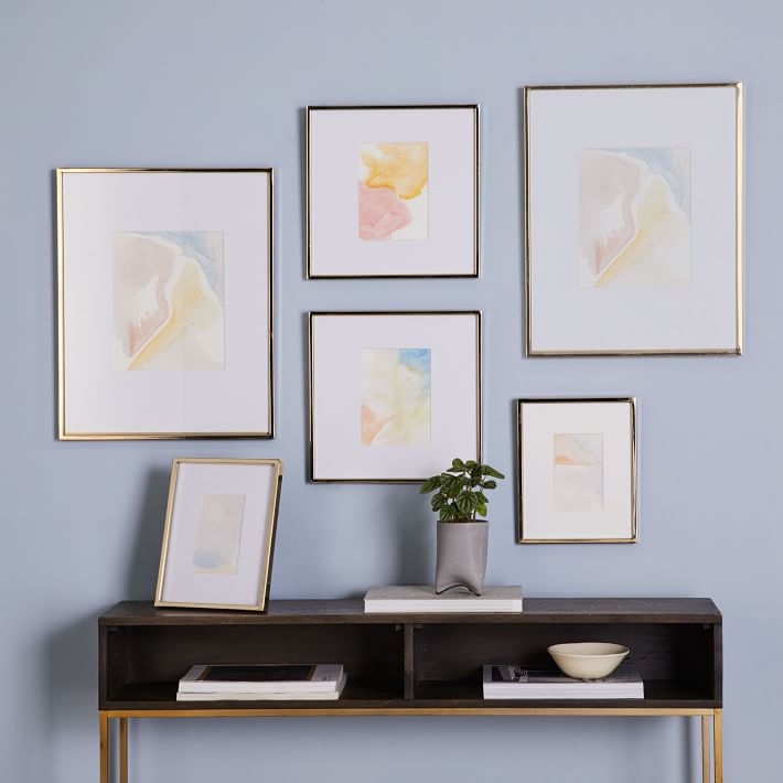 Build a Gallery Wall Sets - Antique Brass Frames