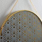 Gilded Pendant Antique Brass Dimensional Wall Art