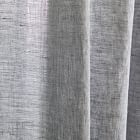 European Flax Linen Blackout Curtain - Slate Melange