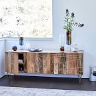 Roar & Rabbit&trade; Brass Geo Inlay Media Console (68&quot;)