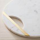 Marble &amp; Brass Charcuterie Boards