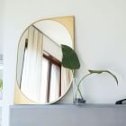 Cat Eye Metal Wall Mirror - 26&quot;