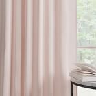 Cotton Canvas Fragmented Lines Curtains (Set of 2) - Pink Blush