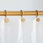 Modern Shower Curtain Rings (Set of 12)