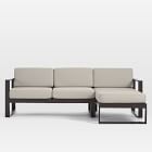 Portside Aluminum Outdoor 2-Piece Chaise Sectional (89&quot;)