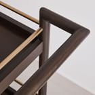 Mid-Century Bar Cart - Dark Mineral