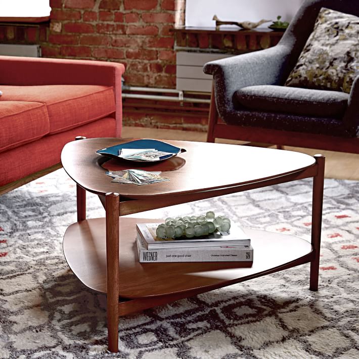 Retro Tripod Coffee Table | Modern Living Room Furniture | West Elm