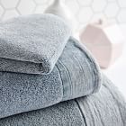 Stone Washed Linen Border Towels