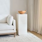 Volume Pedestal Side Table - Wood