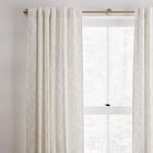 Cotton Canvas Fragmented Lines Curtains (Set of 2) - Iron Gate
