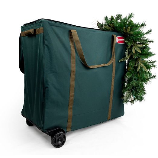 Rolling Multiuse Christmas Decoration Storage Bag West Elm