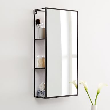 Cubiko Storage Wall Mirror