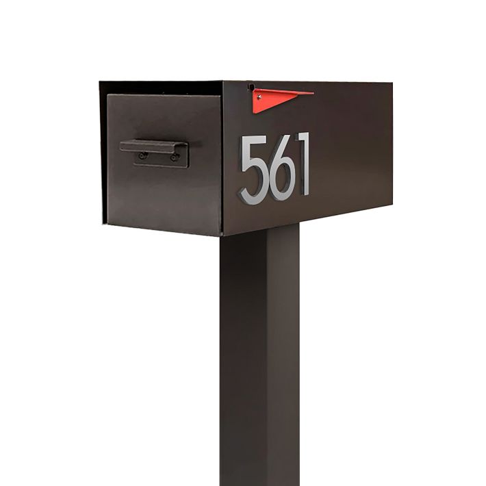 Post & Porch Malone Post-Mounted Mailbox | West Elm