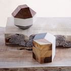 Marble &amp; Wood Geometric Objects
