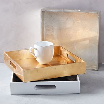 Lacquer Wood Trays - Square | West Elm