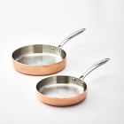 Fleischer and Wolf Seville Copper 2-Piece Tri-Ply Frying Pan Set