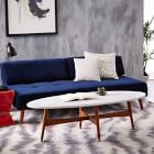 Reeve Mid-Century Oval Coffee Table - Marble Top