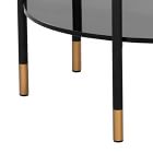 Lofted Gold-Footed Side Table