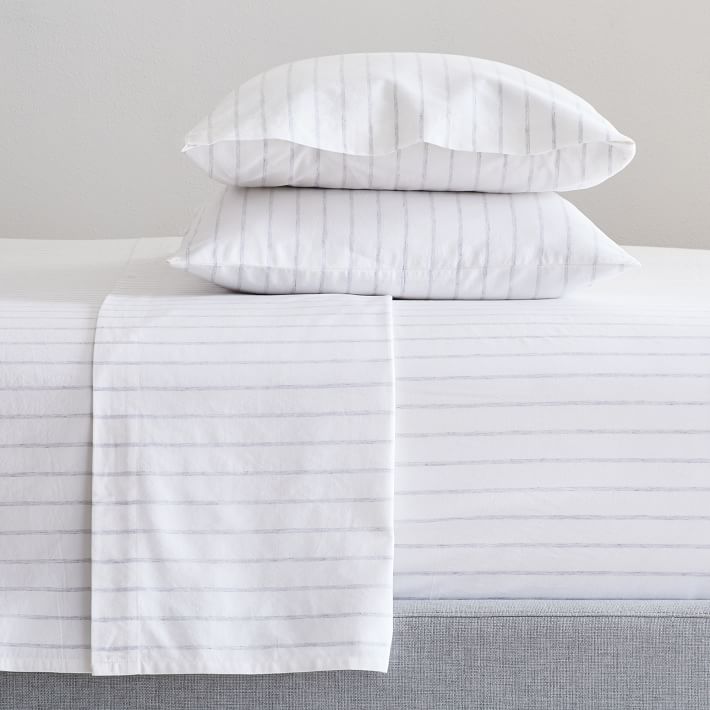 Organic Washed Cotton Percale Sheet Set