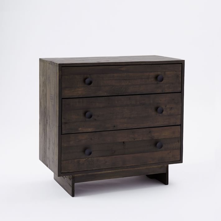 Open Box: Emmerson Reclaimed Wood 3-Drawer Dresser - Chestnut