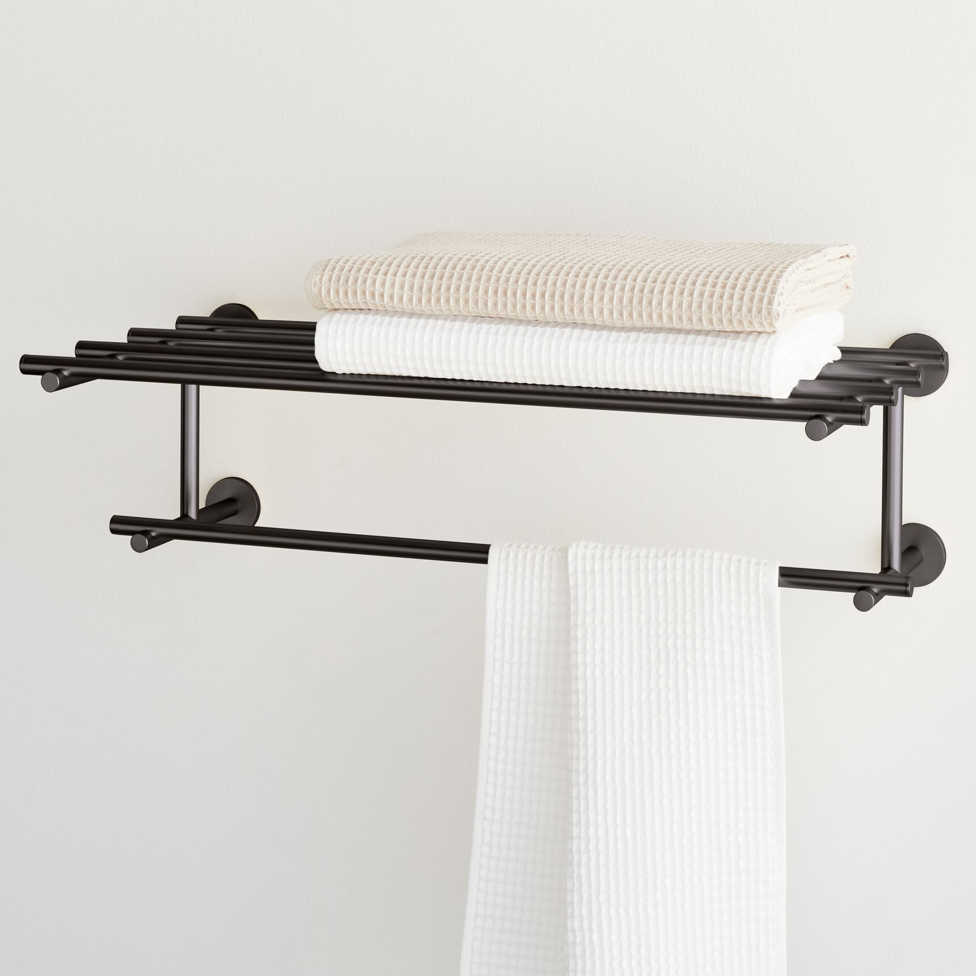 Modern Overhang Bathroom Rail Shelf - Clearance | West Elm