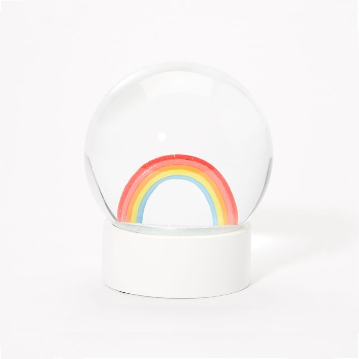 Rainbow Snow Globe