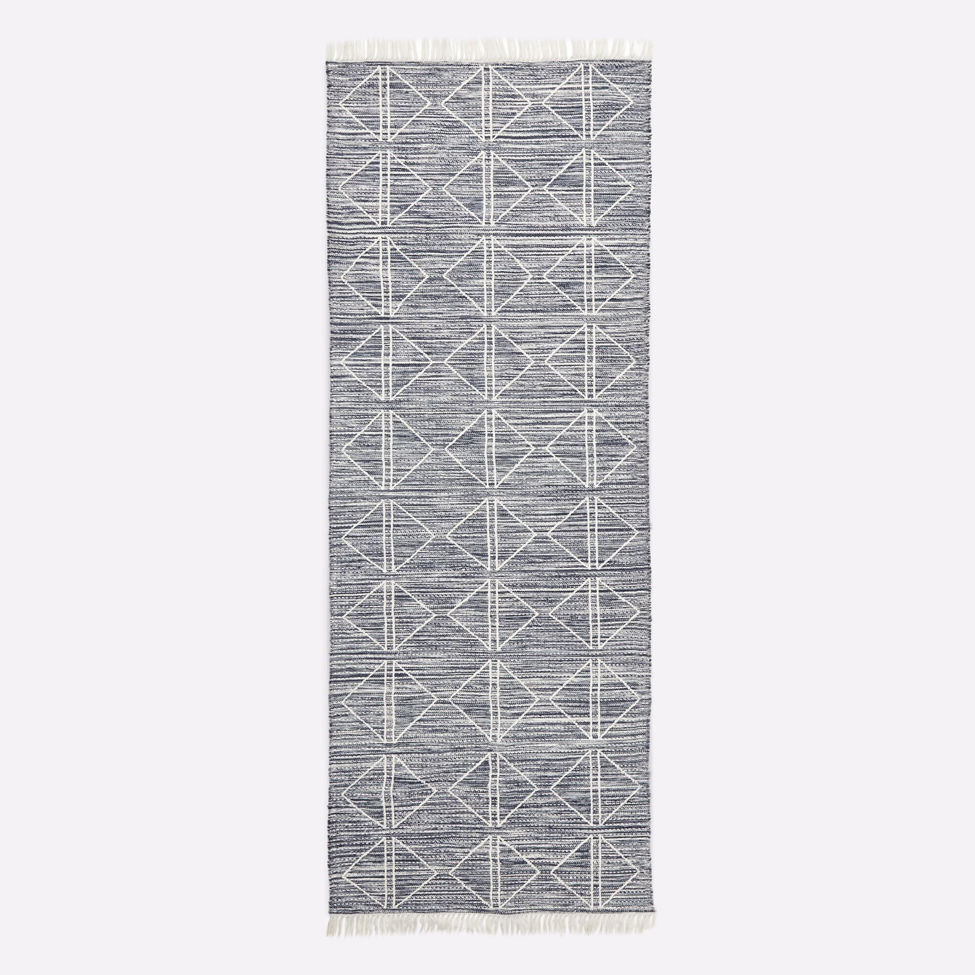 Reflected Diamonds Outdoor Rug | West Elm