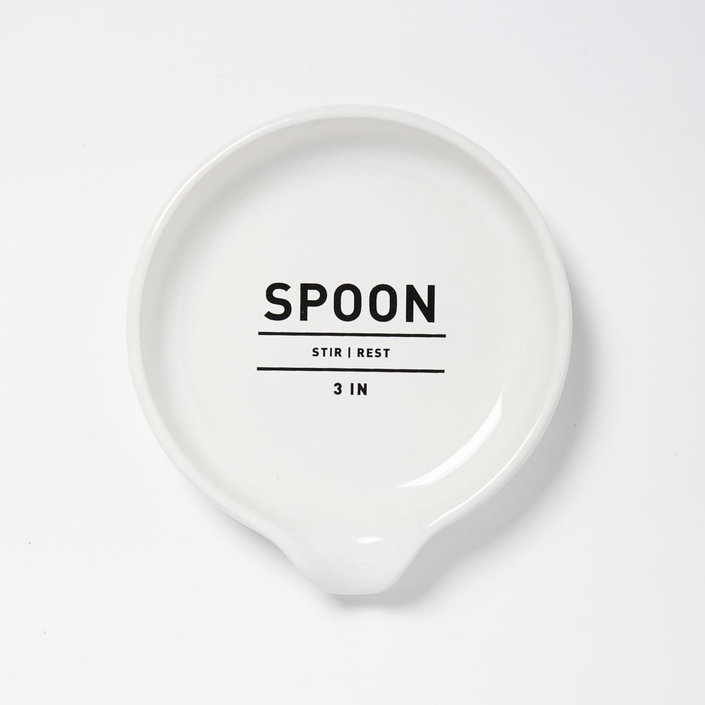 Utiilty Kitchen Collection, Spoon Rest, White