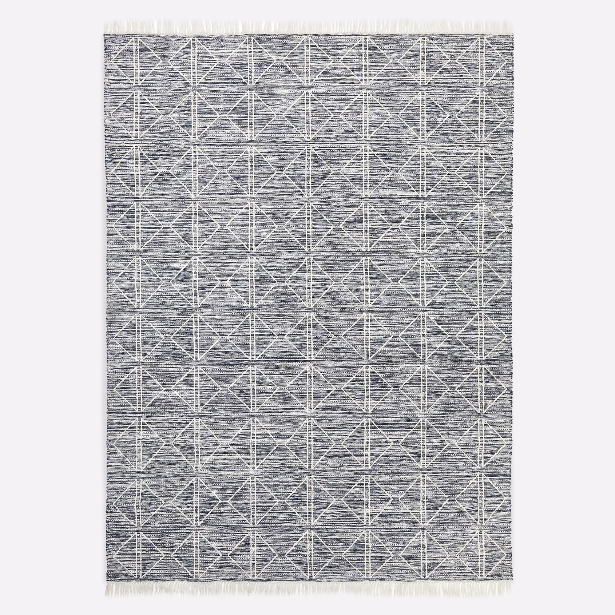 Reflected Diamonds Outdoor Rug | West Elm