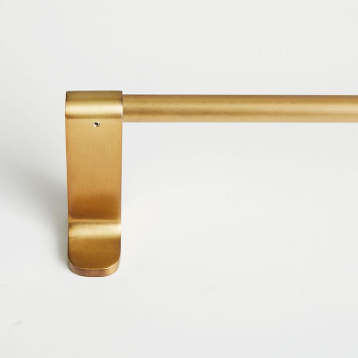 Contour Metal Rod - Antique Brass