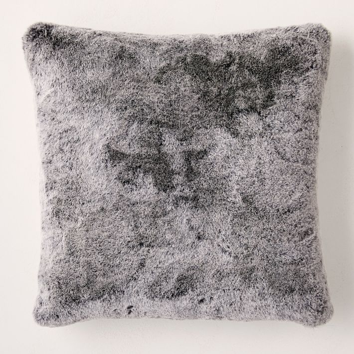 Faux Fur Chinchilla Pillow Cover - Clearance