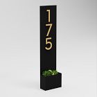 Post &amp; Porch Customizable Standing Tall Address Planter