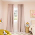 Chambray Tack Stripe Blackout Curtain