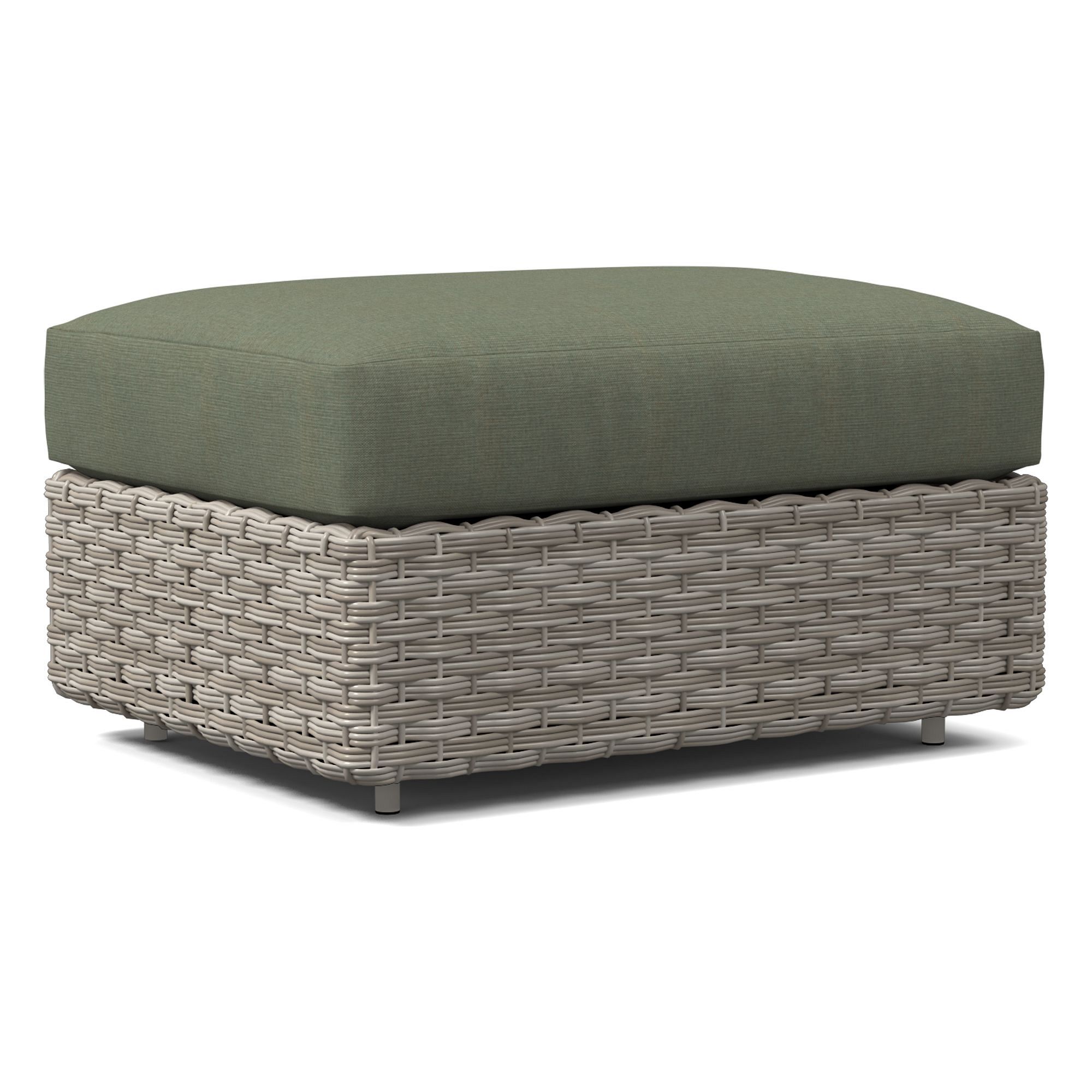 Urban Outdoor Ottoman Cushion Cover | West Elm