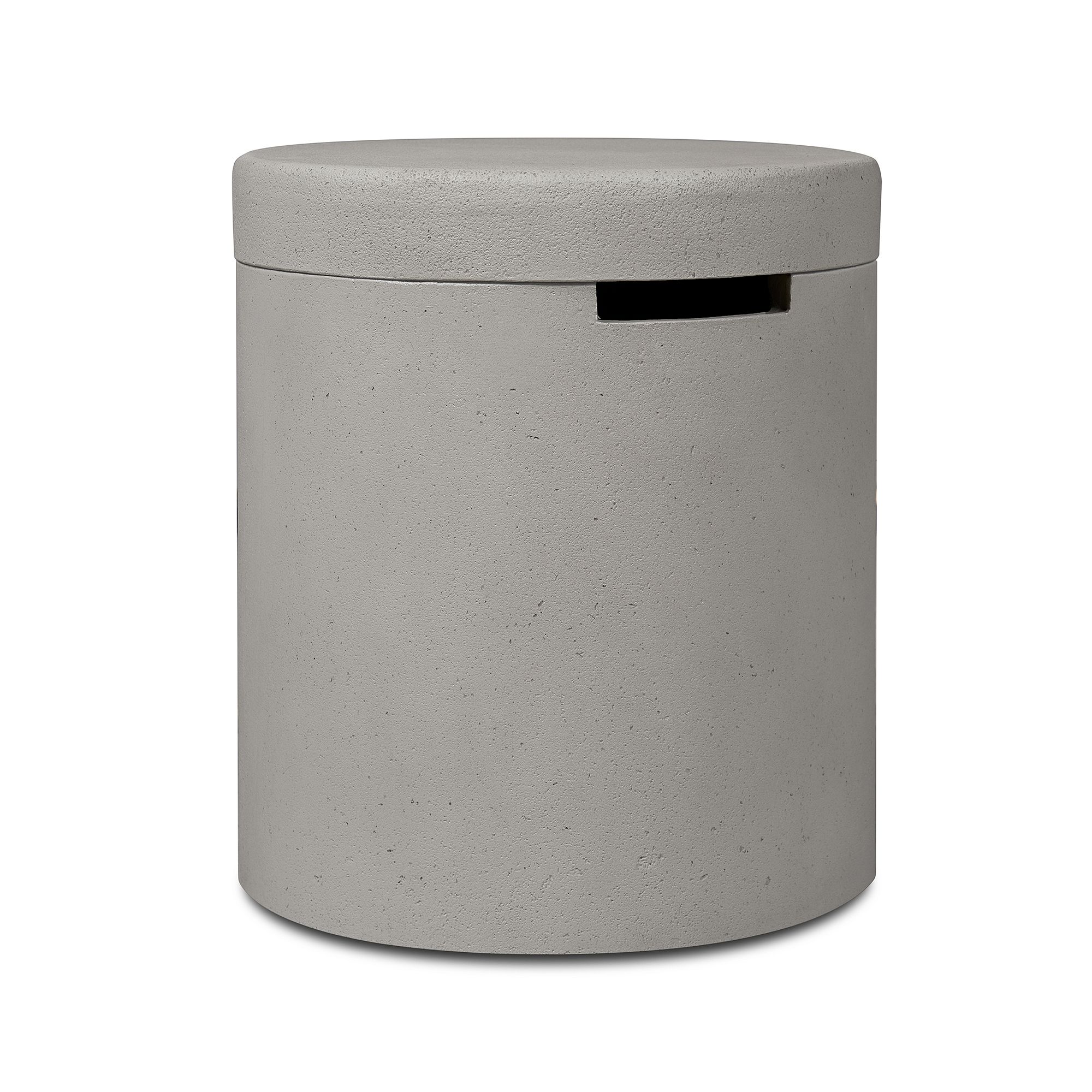 Xia Round Propane Tank Cover & Side Table | West Elm