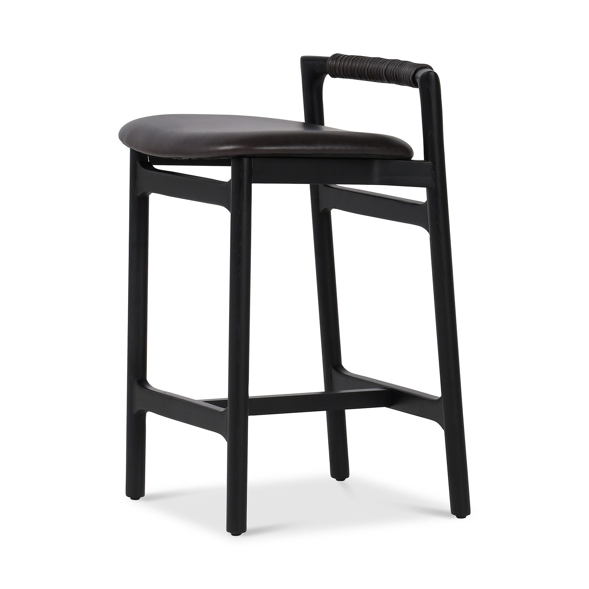 Caton Leather Bar & Counter Stool | West Elm