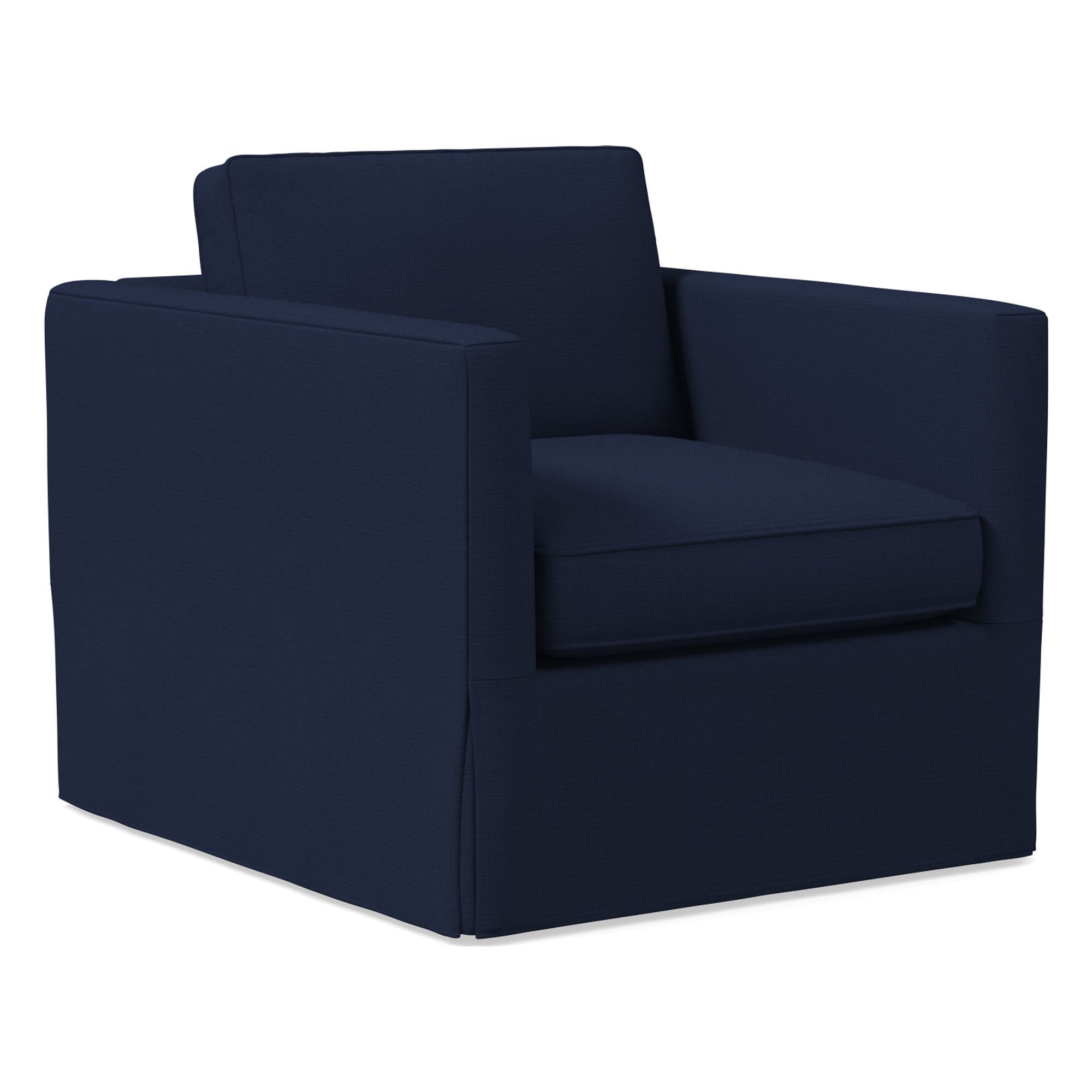 Harris Skirted Slipcover Chair | West Elm