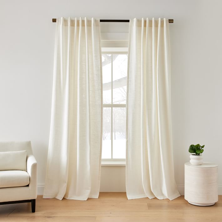Textured Luxe Linen Curtain